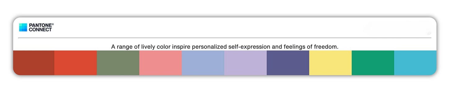 Pantone's fashion colour trends for SS'24 Pantone's fashion colour trends for SS'24