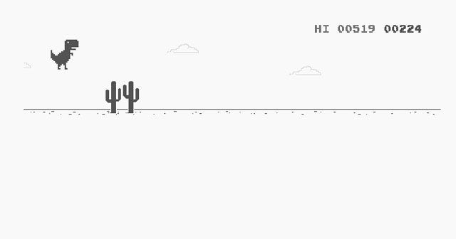 Game Khủng long chạy bộ - Game Vui