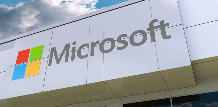 Microsoft building facade