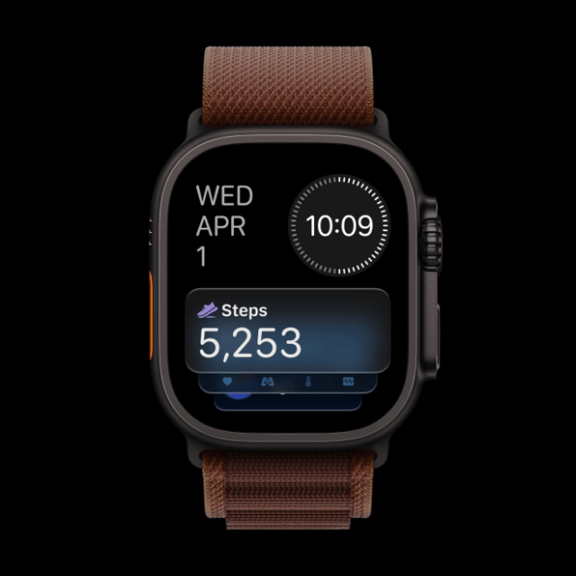 The pedometer model has been completely redesigned with new machine learning algorithms to provide more accurate distance measurements during indoor walk or run workouts, and the S11 chip allows for more accurate step counts all day.