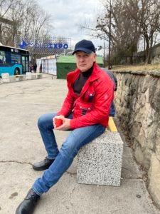 Alex Kirillov, 40, originally of Donetsk, said Ukraine has a “real problem with nationalist aggression" / credit: Fergie Chambers