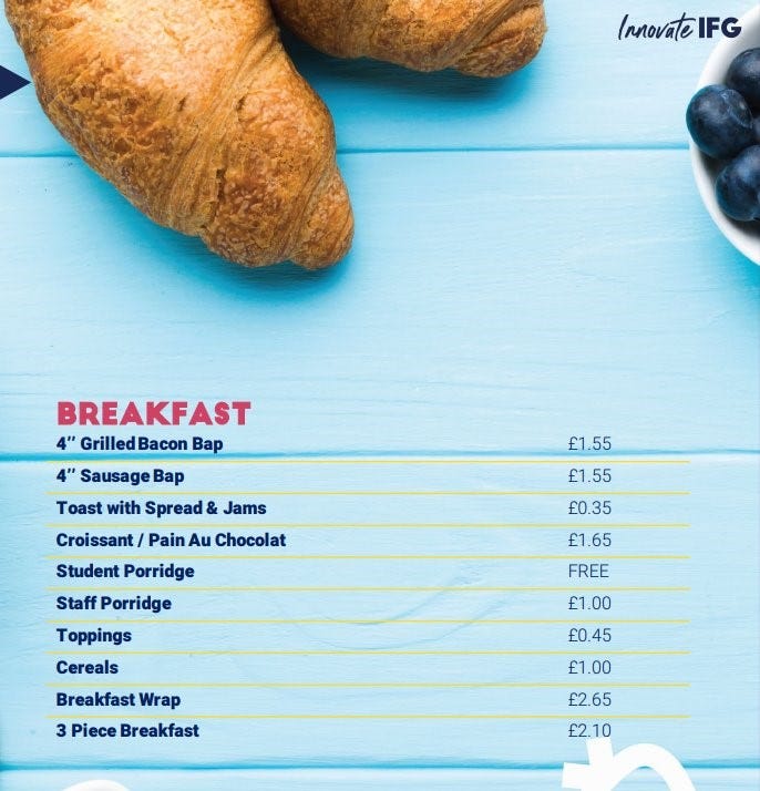 A food on a table

Description automatically generated