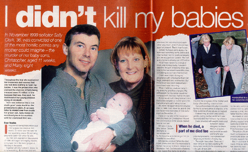 Sally Clark: - 2001
