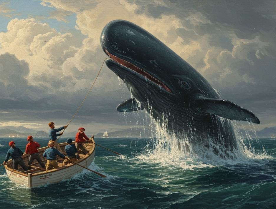 A whale jumping out of the water
AI-generated content may be incorrect. A whale jumping out of the water
AI-generated content may be incorrect.