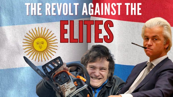 Geert Wilders, Javier Milei and the crumbling of the elites Geert Wilders, Javier Milei and the crumbling of the elites