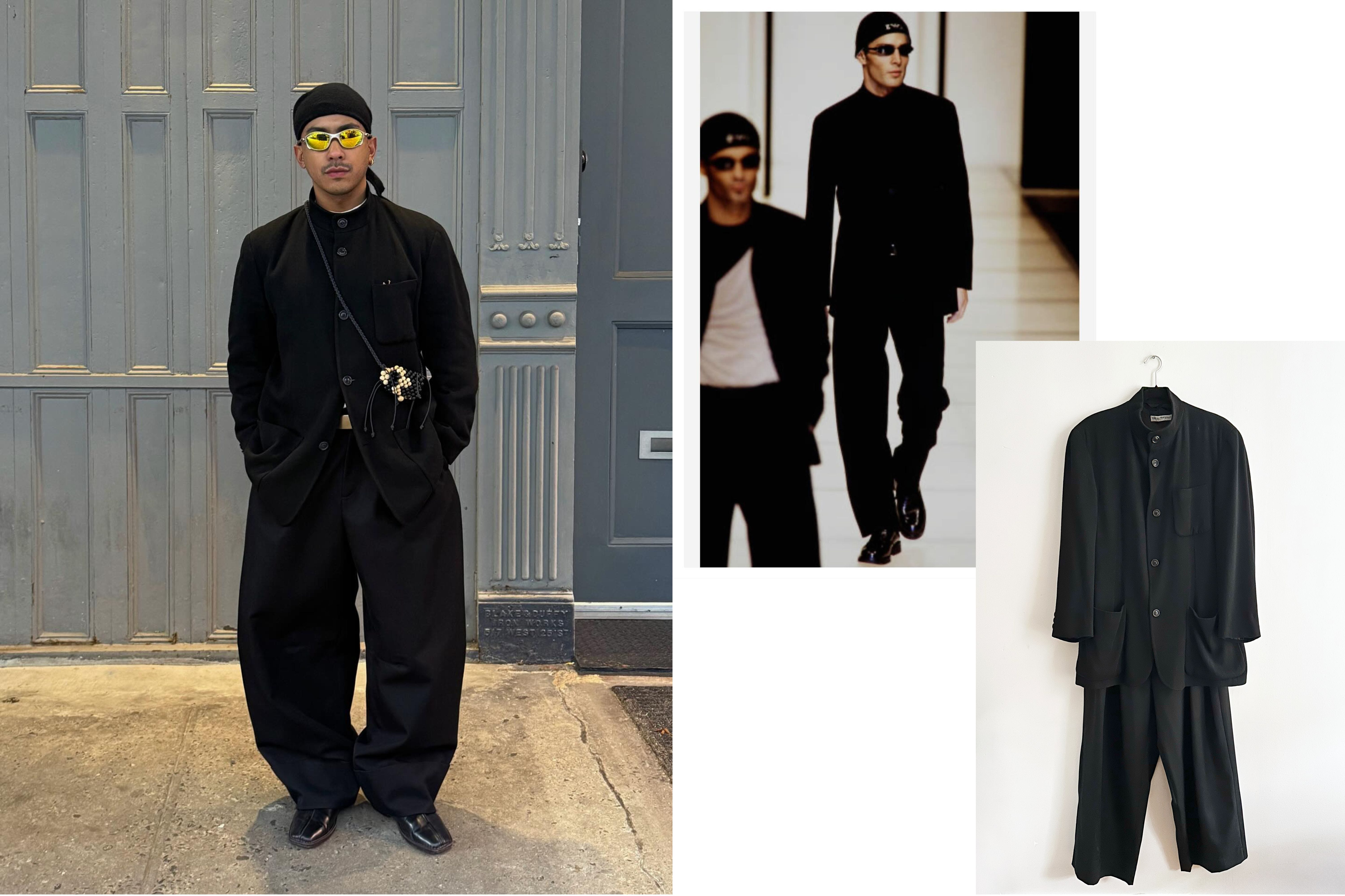The Concept Designer Who Mixes Vintage Armani and Yohji With Army