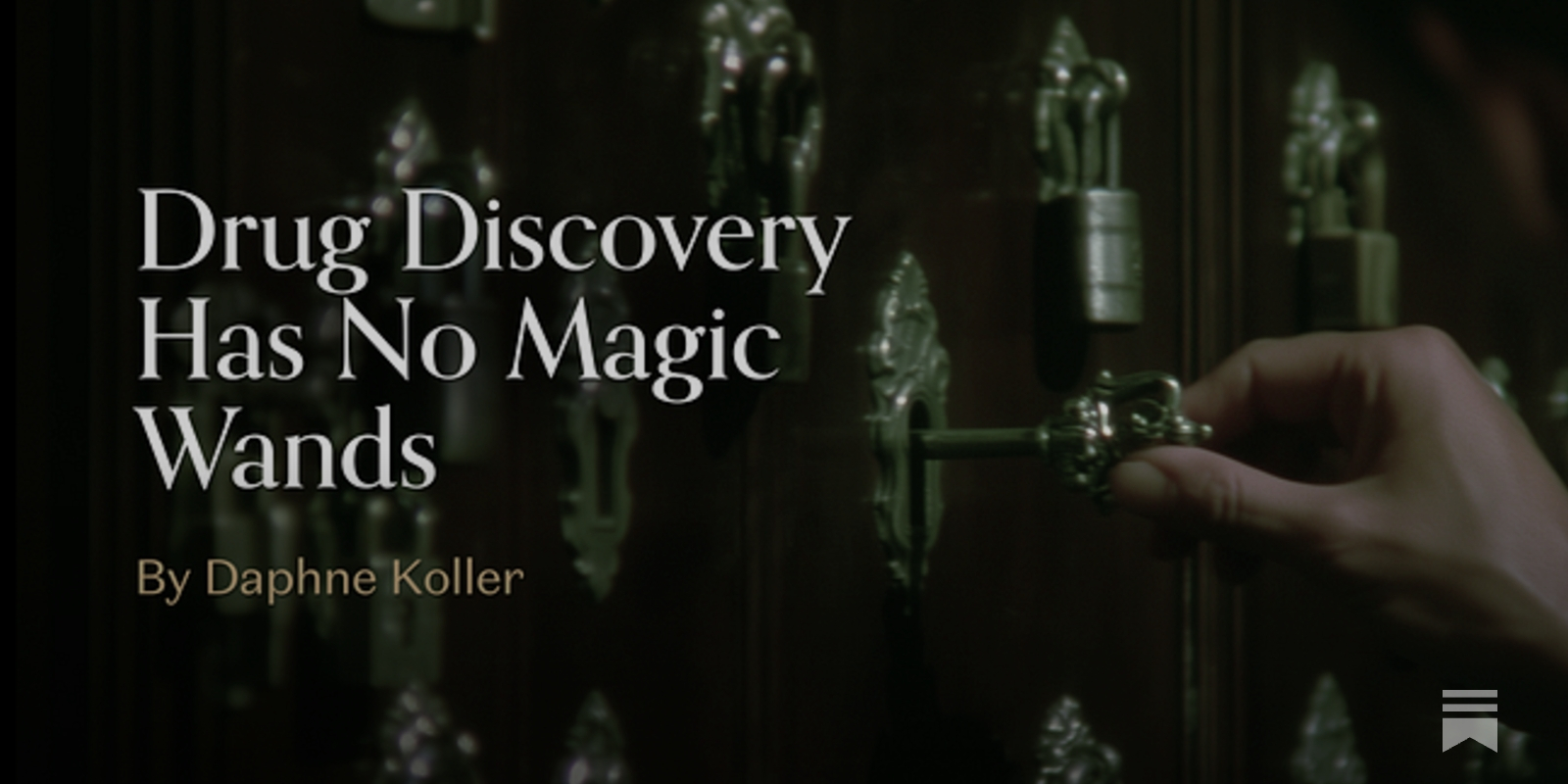 Drug Discovery Has No Magic Wands