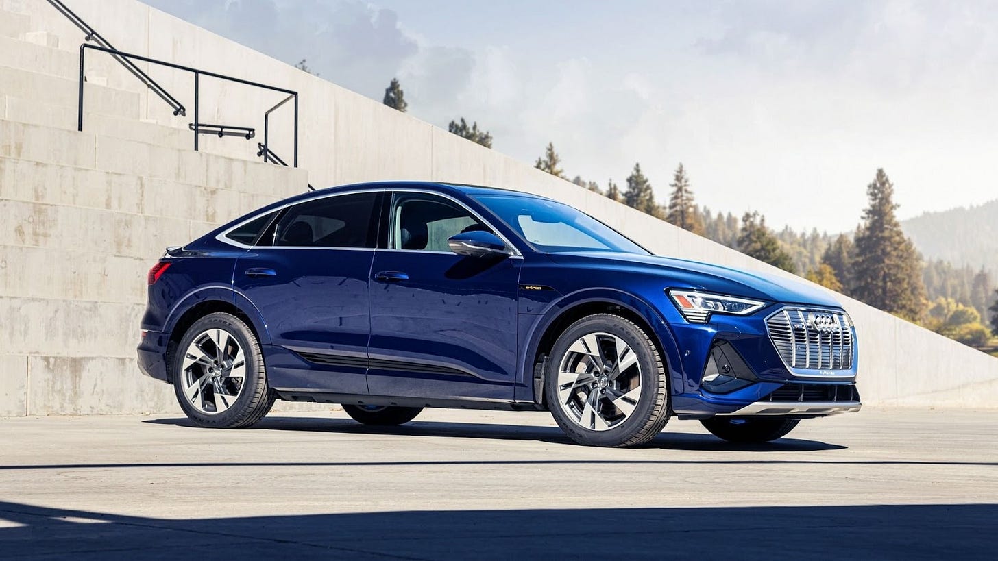 The Audi E-Tron GT Sportback 