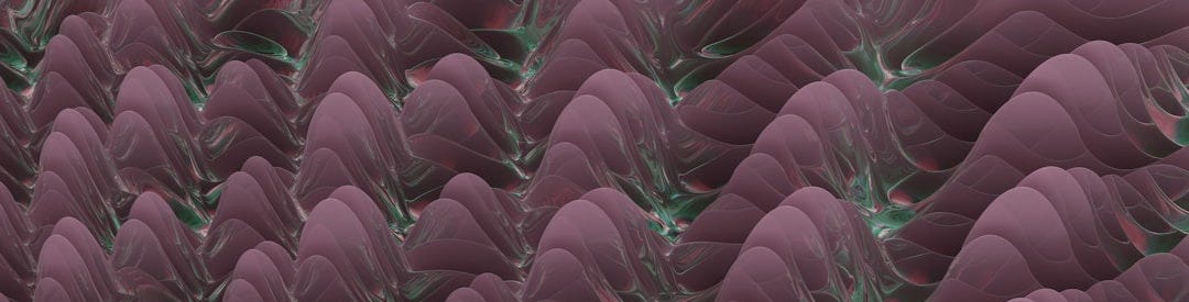 a very large group of trees that are purple and green