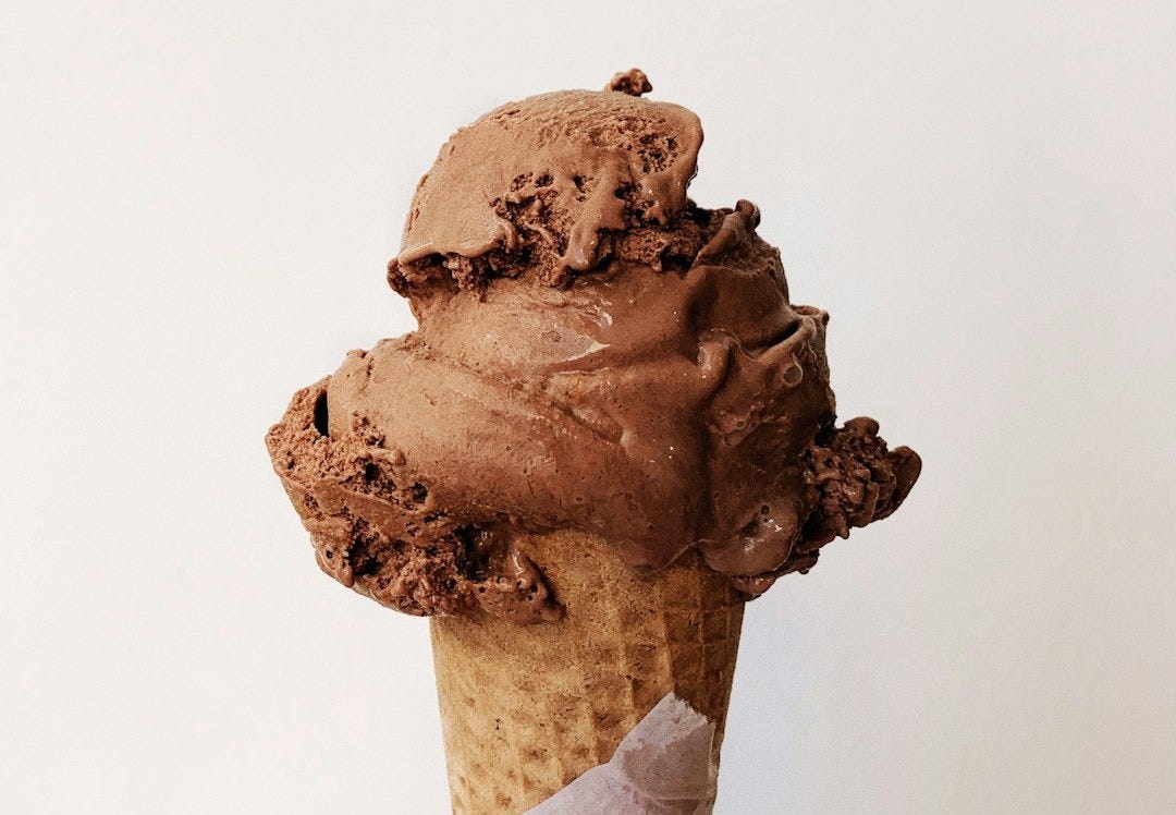 chocolate ice cream chocolate ice cream
