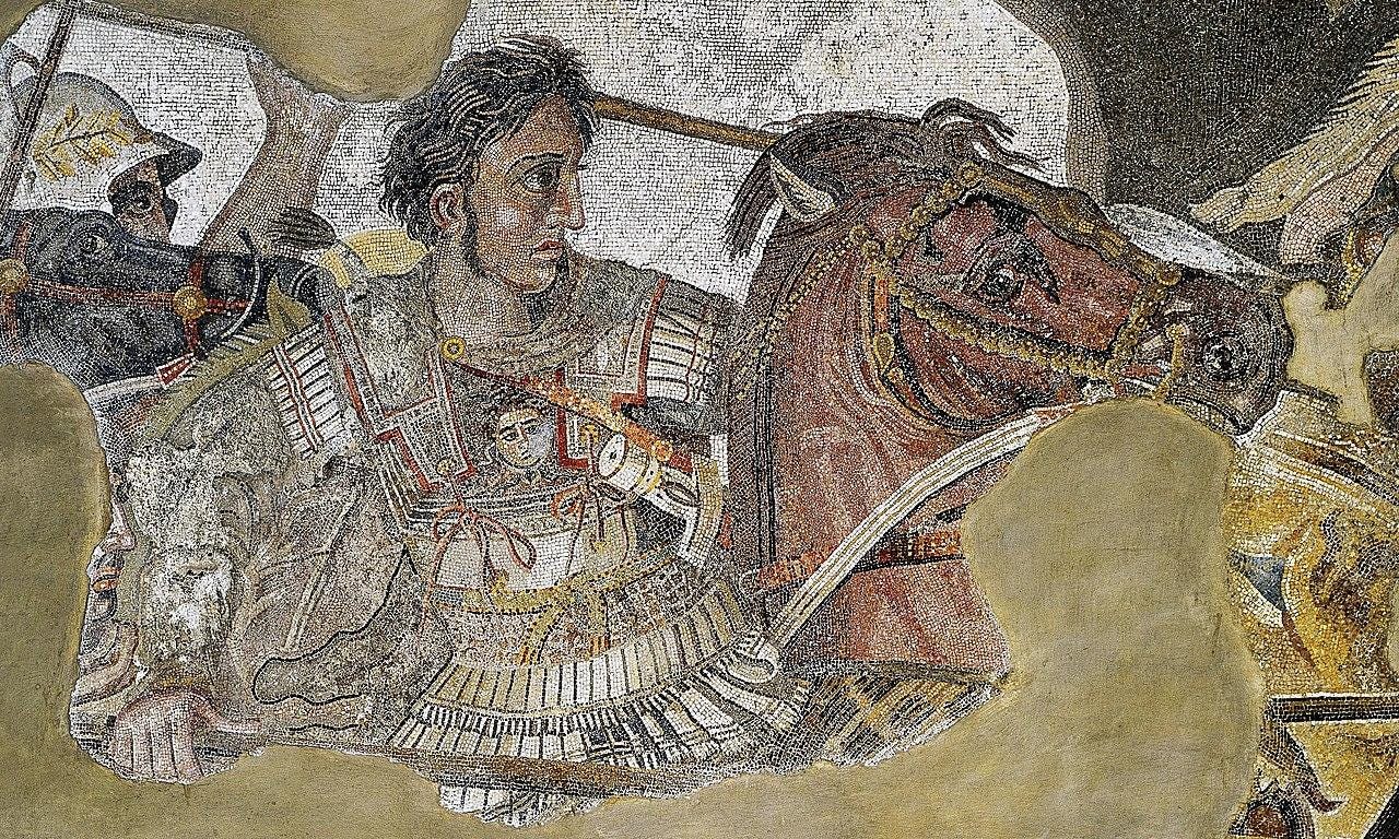 A mosaic of a person riding a horse

Description automatically generated with medium confidence