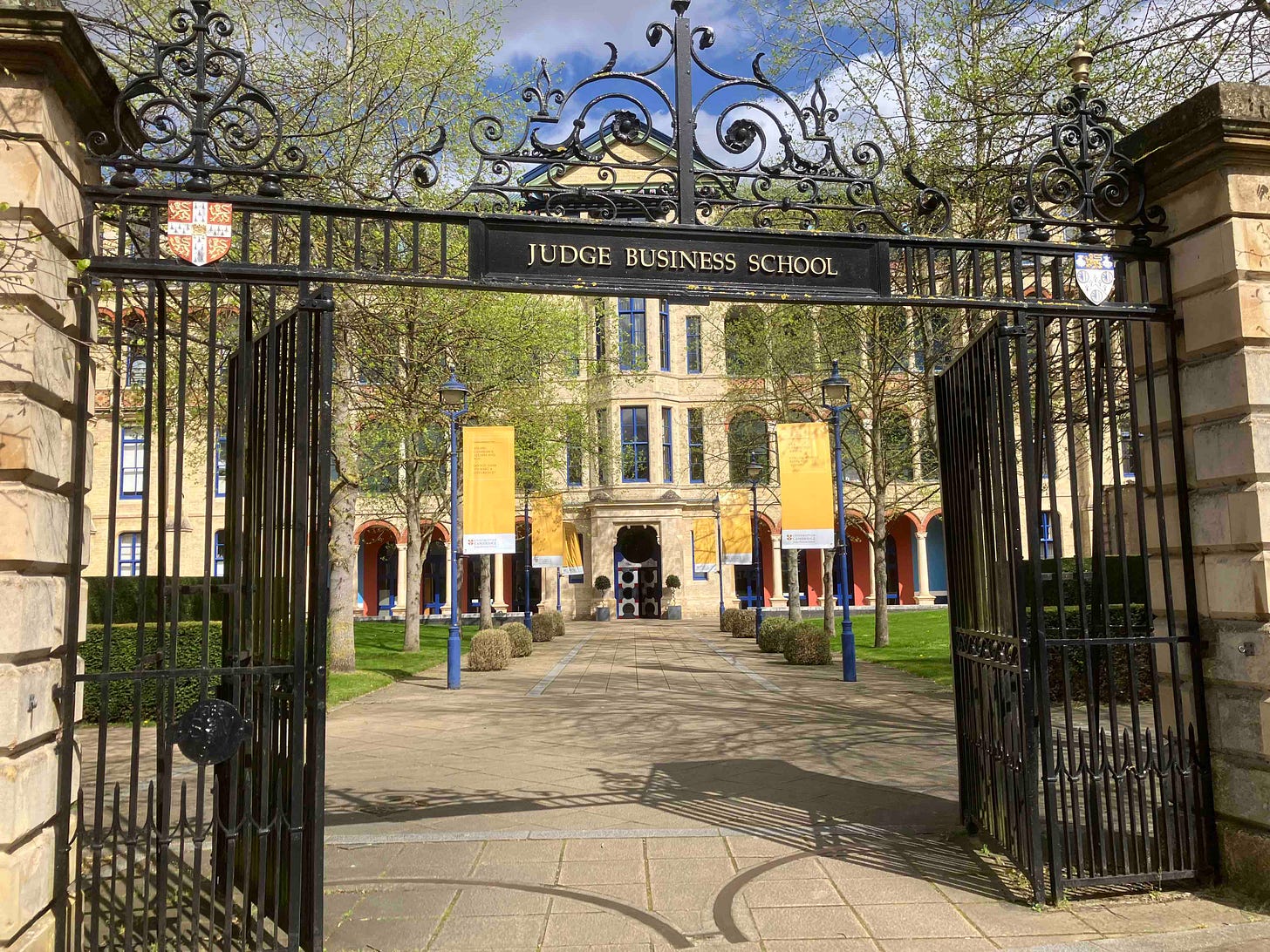Photo of a business school