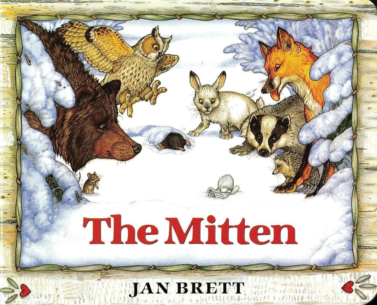  "The Mitten" by Jan Brett.