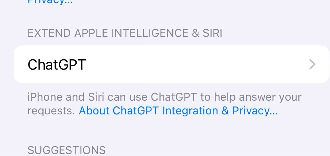 Extending Apple Intelligence with ChatGPT