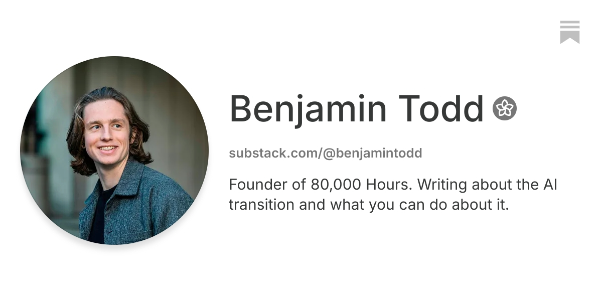 Benjamin Todd | Substack