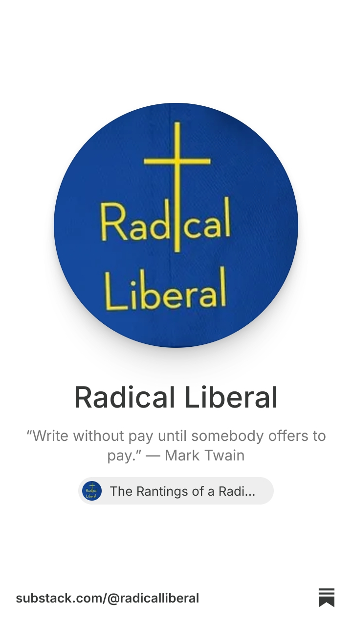 Radical Liberal | Substack