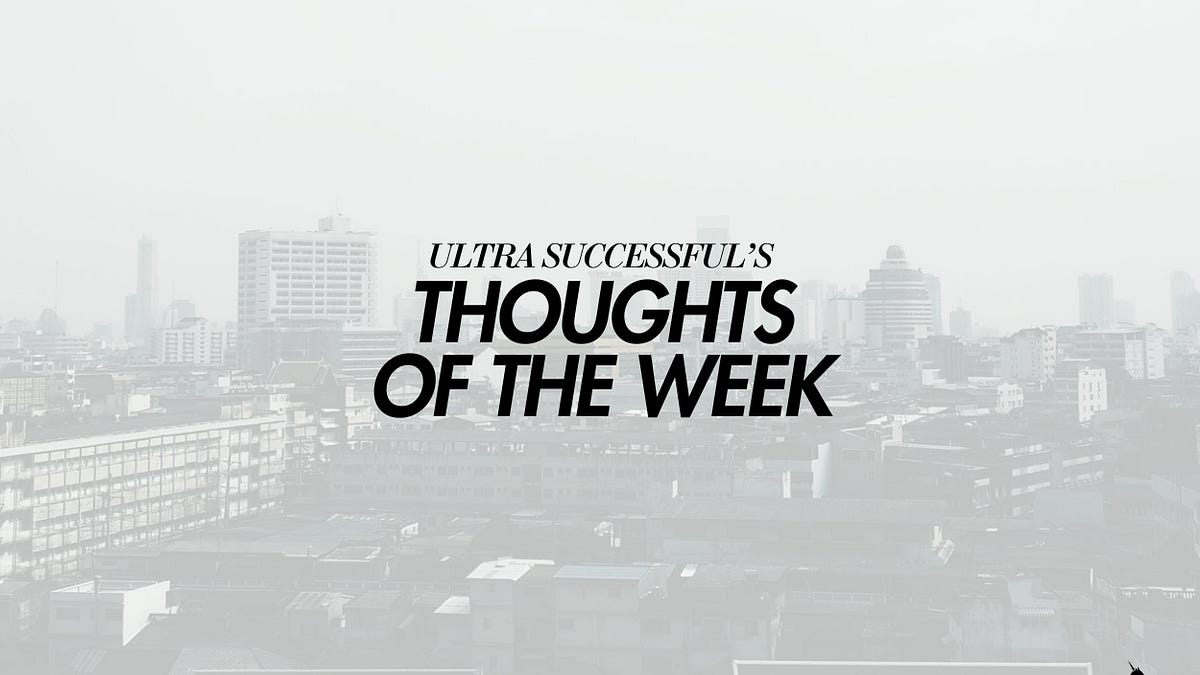 Thumbnail of Thoughts of the Week: January 16, 2026