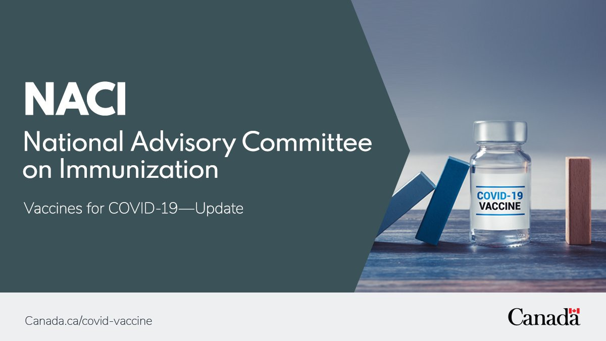 Health Canada and PHAC on Twitter: "(1/6) Update from Canada's National Advisory Committee on Immunization (NACI): Based on the precautionary principle, at this time, AstraZeneca not recommended for adults under 55 while Health Canada and PHAC on Twitter: "(1/6) Update from Canada's National Advisory Committee on Immunization (NACI): Based on the precautionary principle, at this time, AstraZeneca not recommended for adults under 55 while