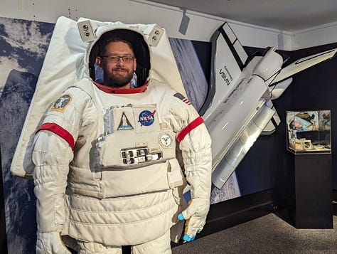 Michael Plis visit to CDSCC Canberra DSN NASA Listening Station.