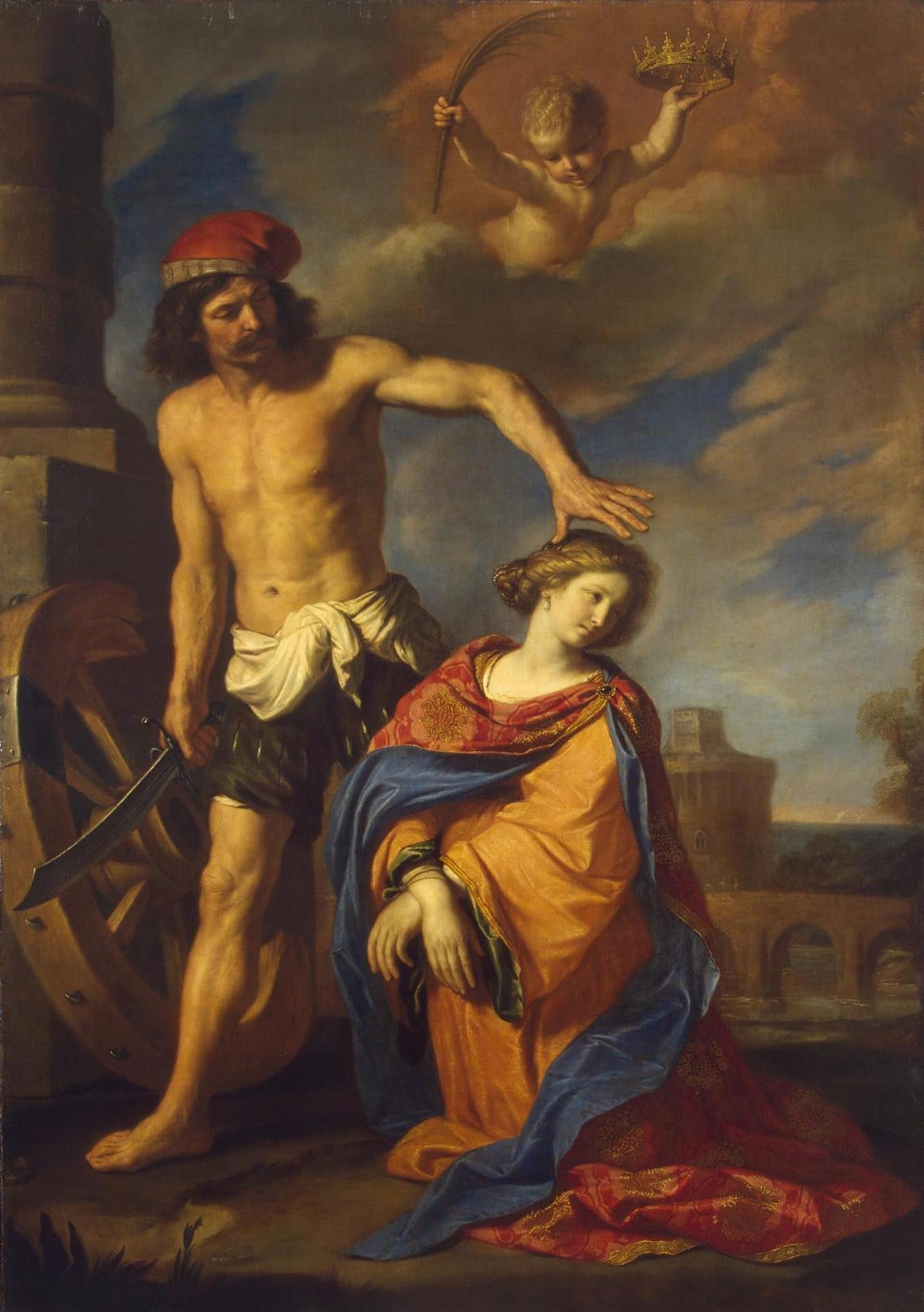 The Martyrdom of Saint Catherine (Guercino) - Wikipedia The Martyrdom of Saint Catherine (Guercino) - Wikipedia