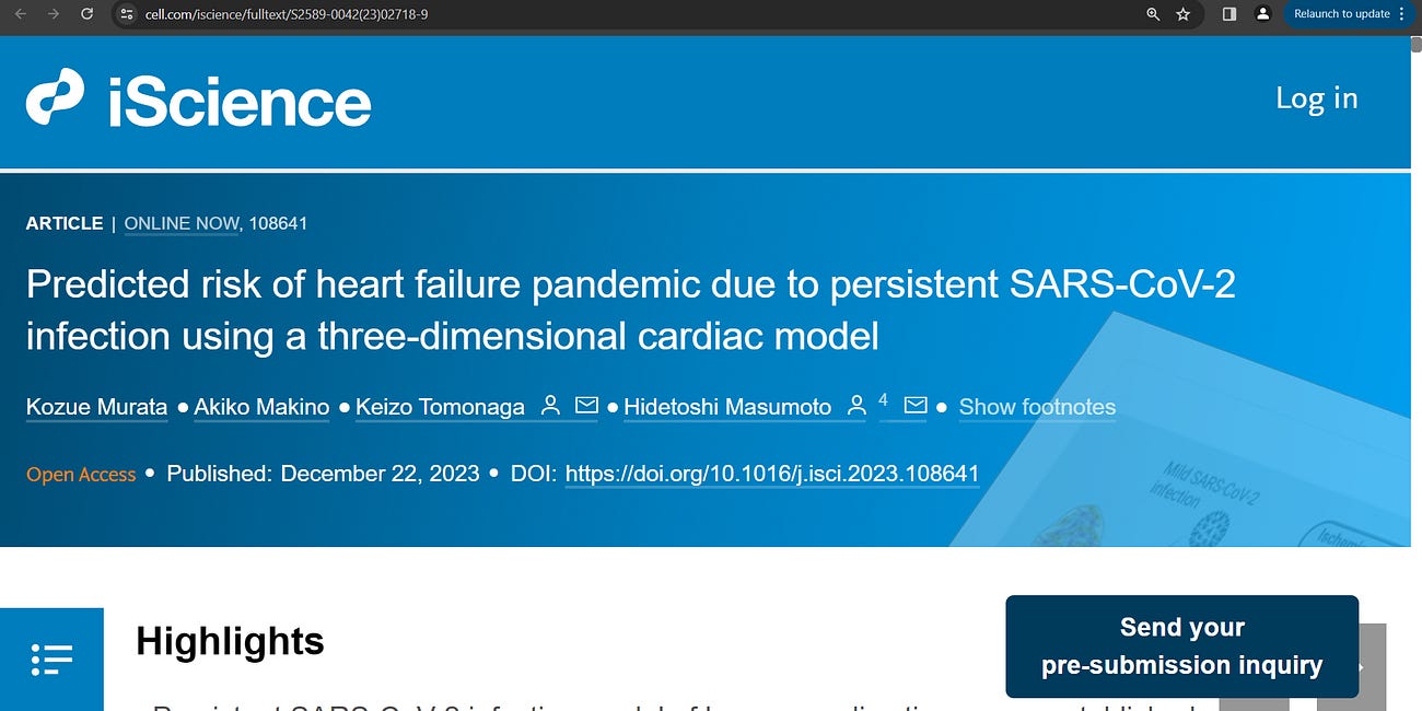 BREAKING: COVID virus heart failure pandemic? Role of the mRNA technology vaccine too? Did Fauci, Francis Collins, Birx, Baric, CDC, FDA, NIH, Bourla, Weissman etc., all those linked to the COVID