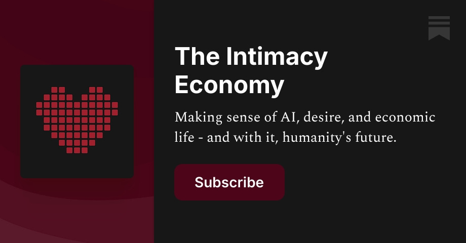 The Intimacy Economy | Alice Lassman | Substack