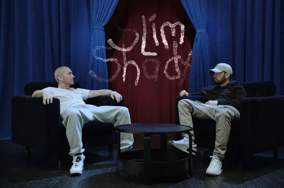 Watch Eminem Confront His Slim Shady Alter-Ego in New Clip