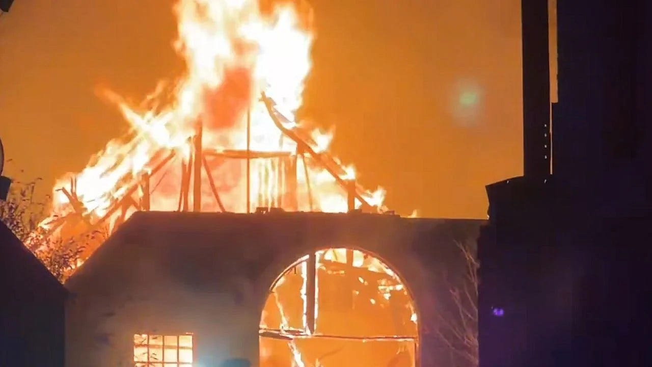 Historic London Church BURNS To The Ground Amid SILENCE From Government -  modernity