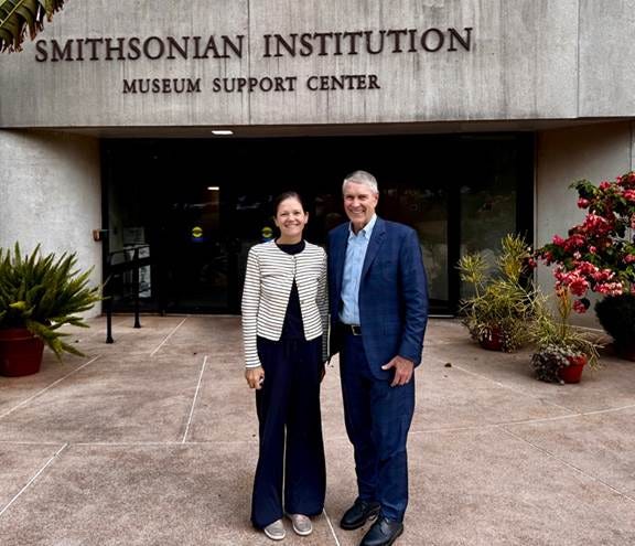 A person and person standing in front of a museum

AI-generated content may be incorrect.