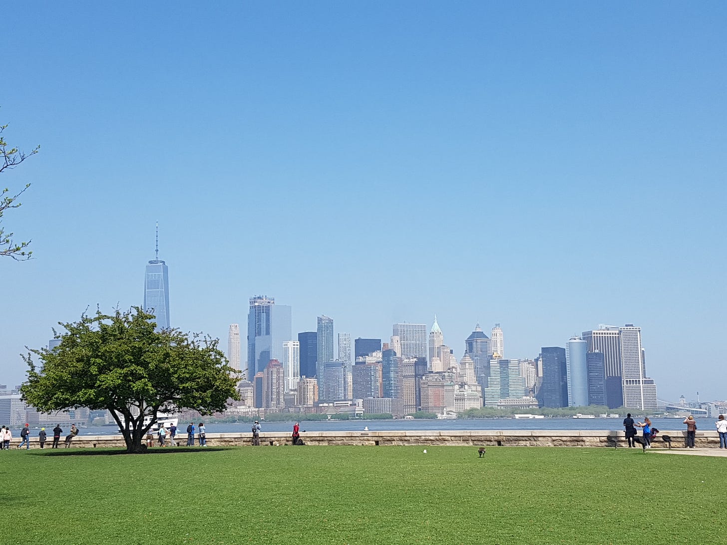 Photo of the New York skyline taken by the author