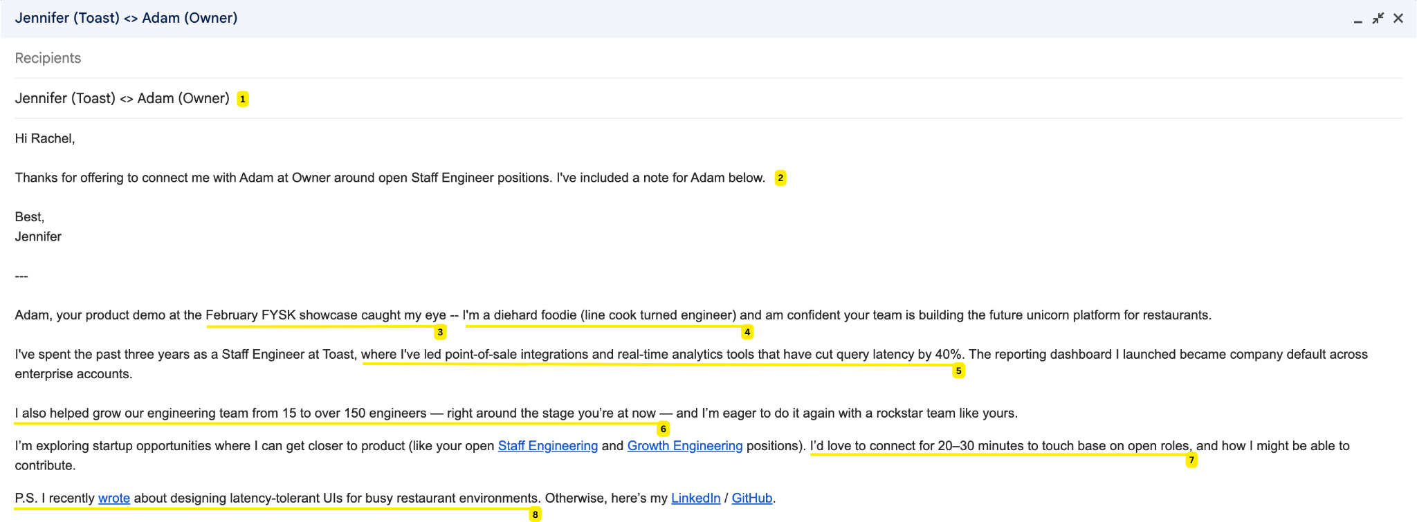 Bluf Email Format Examples The art of the email blurb - by Rachel Eizner