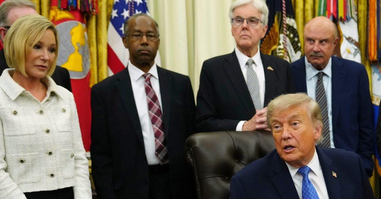 Trump's religious liberty report calls for building 'bridges' between church  and state. “This report will speak very clearly that Americans understand  that they can not be attacked by the phrase separation of