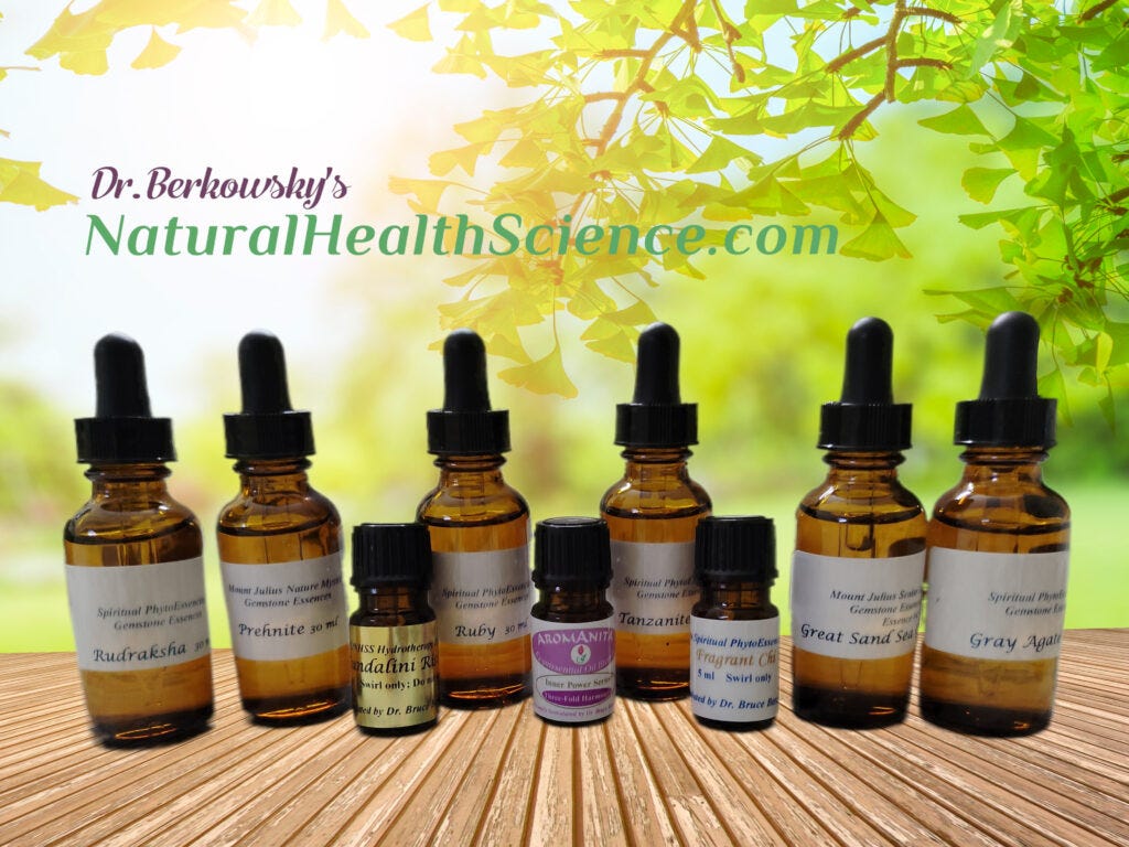 SPE Essential Oil Blends and Gemstone Essences by Dr. Berkowsky