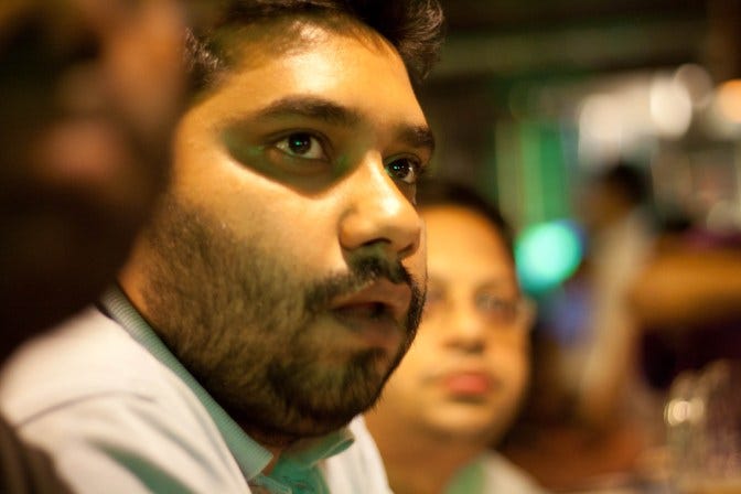 Adi with the IB team