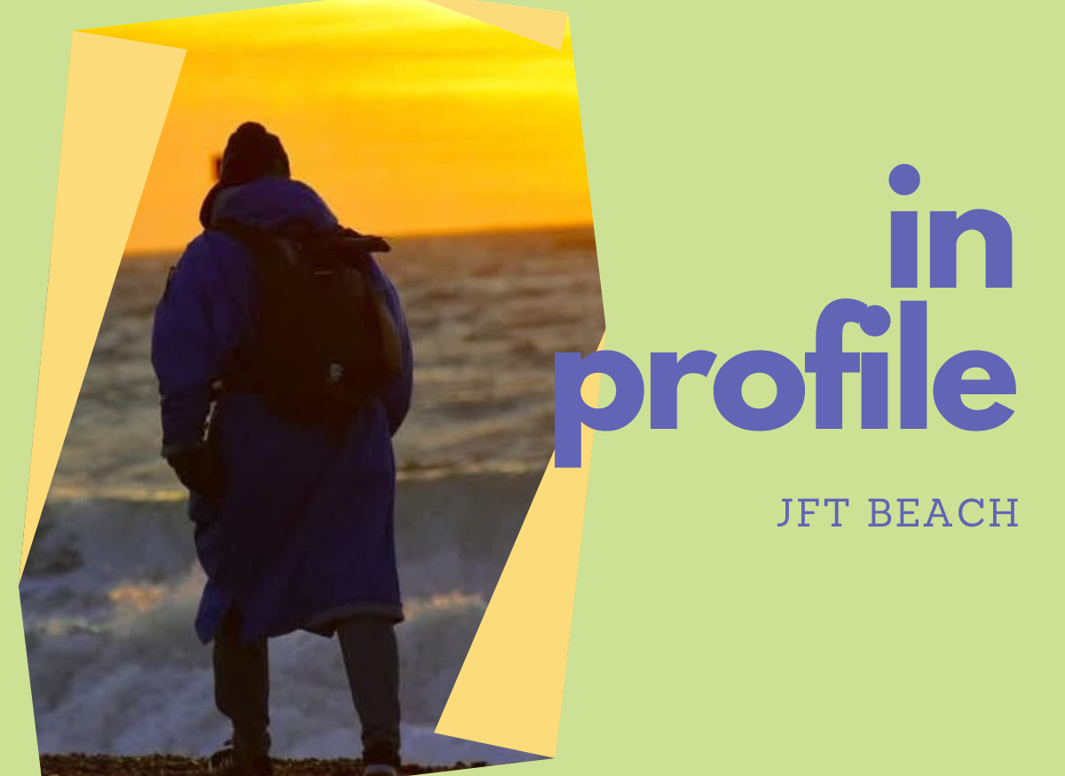 JFT Beach - in profile