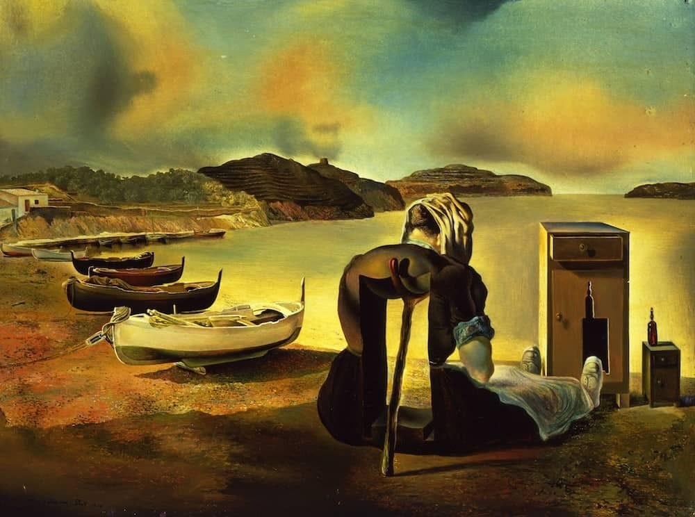 Salvador Dalí, The Weaning of Furniture Nutrition, 1934 (The Dalí Museum, St. Petersburg, Florida)