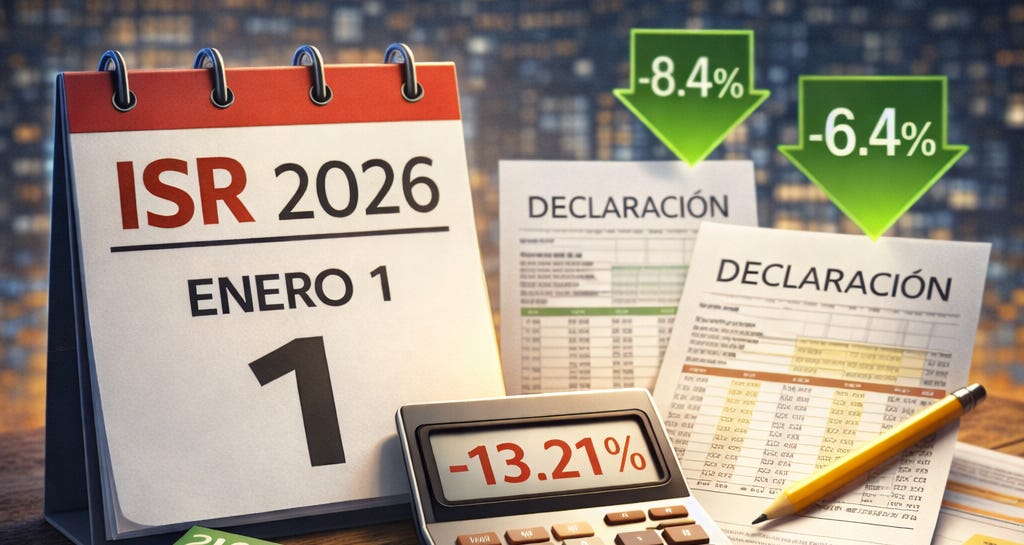 🧾 ISR 2026: la actualización que sí se va a sentir en el bolsillo