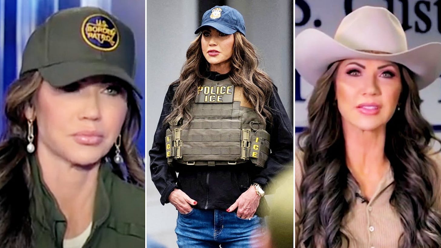 Cosplay Kristi': Noem Ridiculed Over Nonstop Parade of Costumes