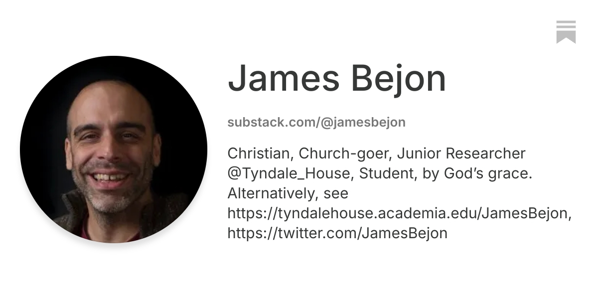 James Bejon | Substack