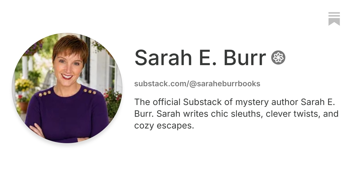 Sarah E. Burr | Substack