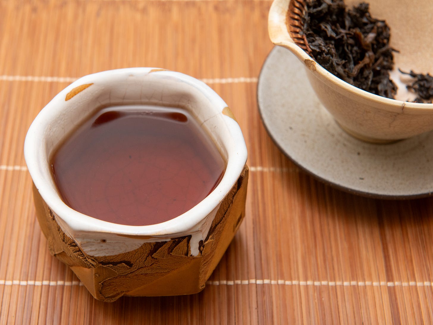 ID: Wild blueberry leaf tea brewed ID: Wild blueberry leaf tea brewed