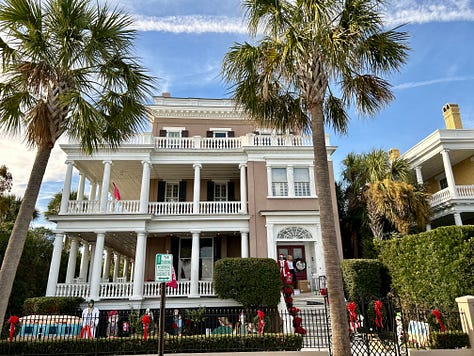 buildings, architecture, palmetto, trees, sky, streets