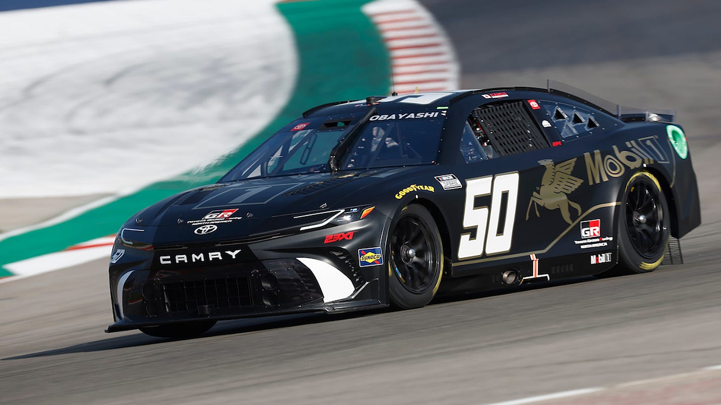 Kamui Kobayashi NASCAR Circuit of the Americas 2024 29th place video spun by Ricky Stenhouse Jr.