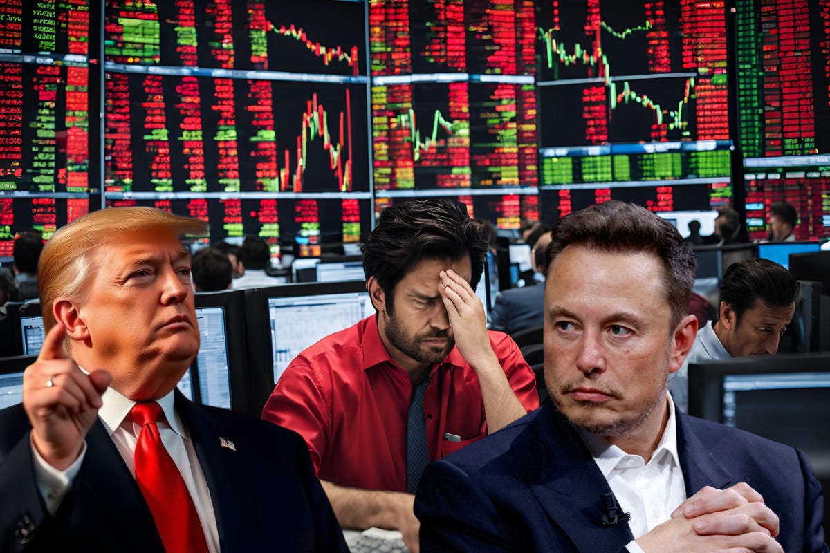 Tesla Stock Chart and Trump Musk Conflict Tesla Stock Chart and Trump Musk Conflict