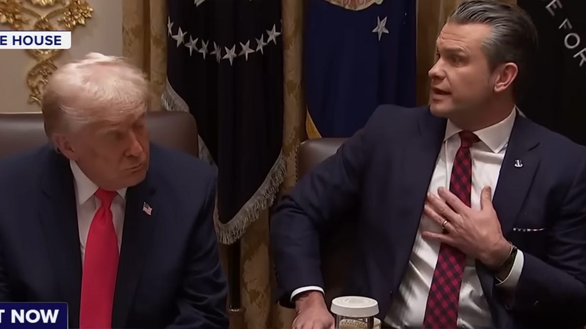 Buffoon Navy Secretary Replaced With Other Buffoon. Is This About Hegseth’s Daddy Issues?