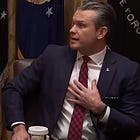 Buffoon Navy Secretary Replaced With Other Buffoon. Is This About Hegseth’s Daddy Issues? 