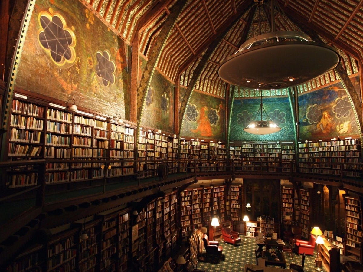 The Oxford Union Society Library – a walled haven – Library Planet