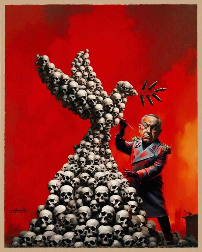 Hamas crafted victory, and Netanyahu crafted peace — through the skulls of the innocent.
