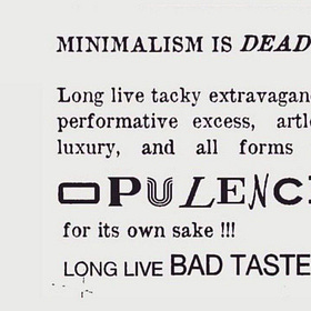 LONG LIVE BAD TASTE!