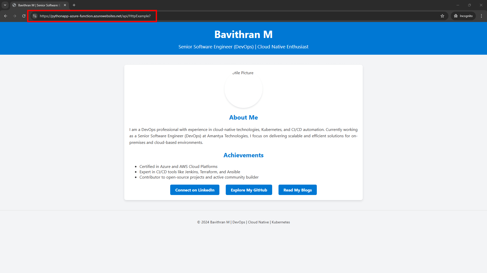 Automating Python App Deployment with GitHub Actions on Azure Functions
